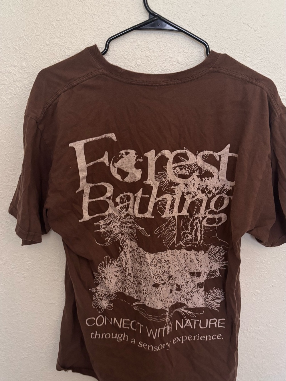 Forest Bathing Graphic T‑Shirt in Brown